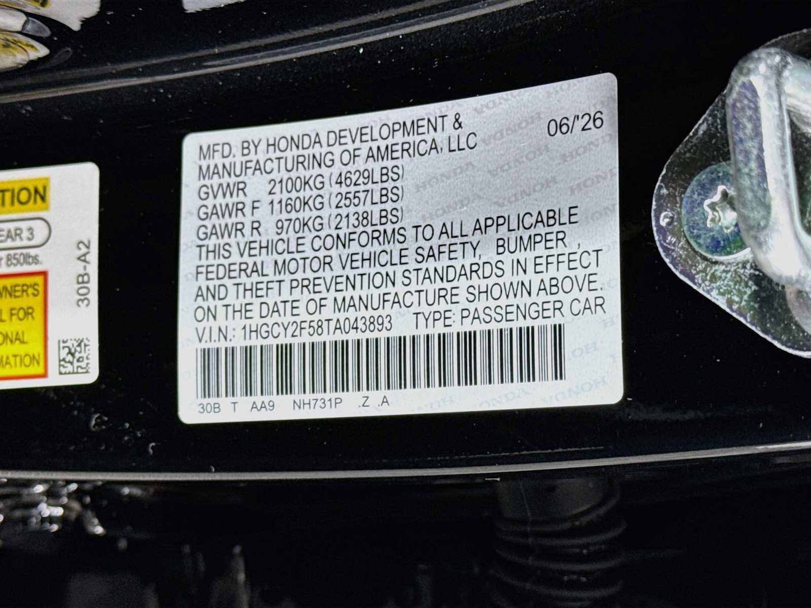 Certified 2026 Honda Accord Sport image 29