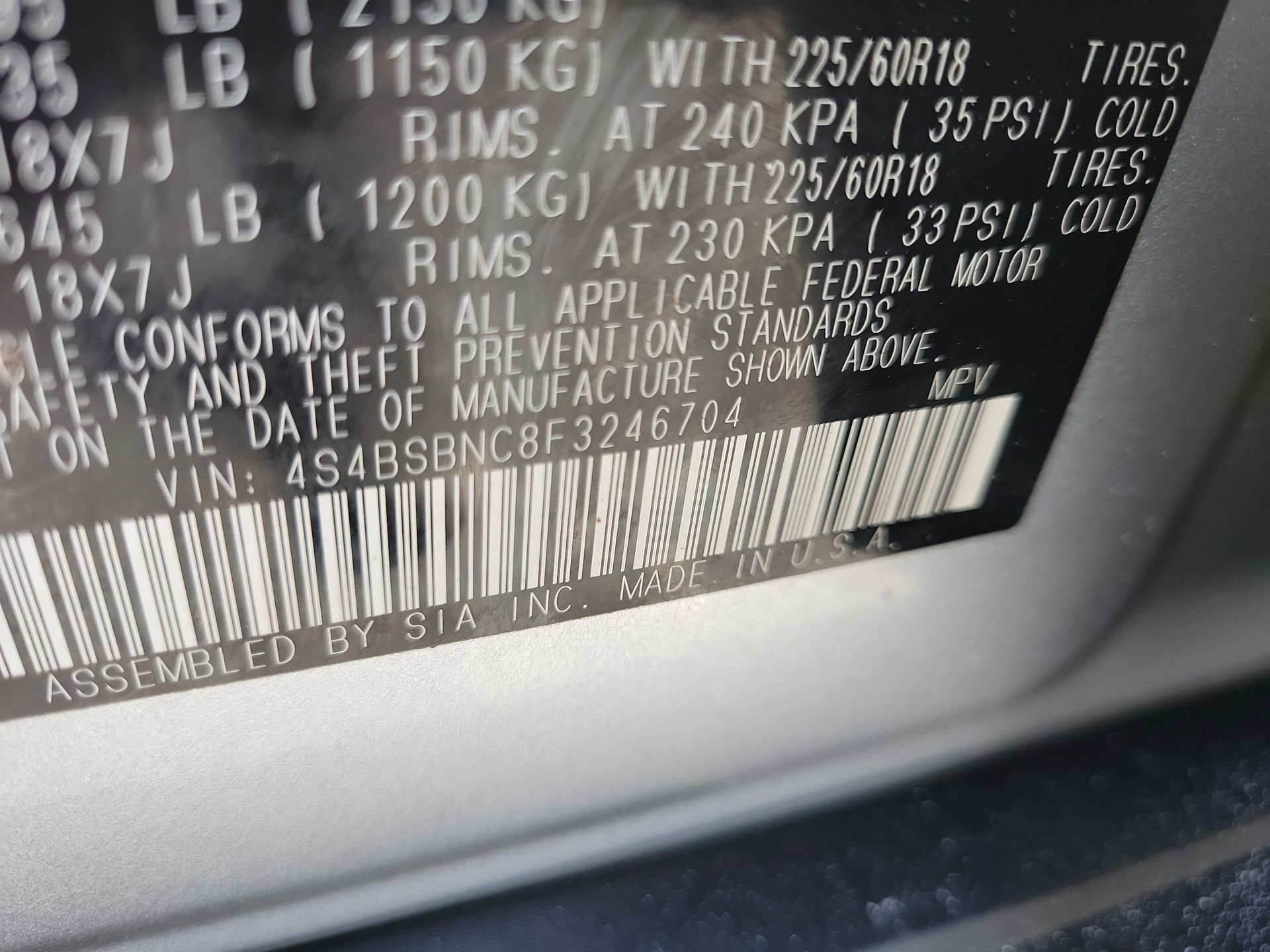Used 2015 Subaru Outback 2.5i Limited AWD/4WD image 36