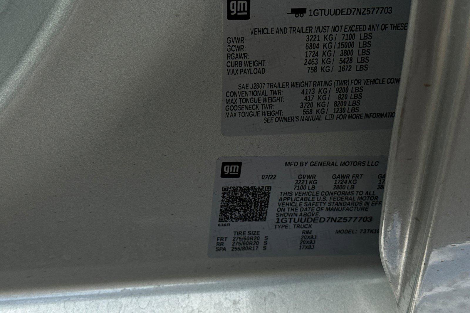 Used 2022 GMC Sierra 1500 SLT w/ SLT Convenience Package image 30