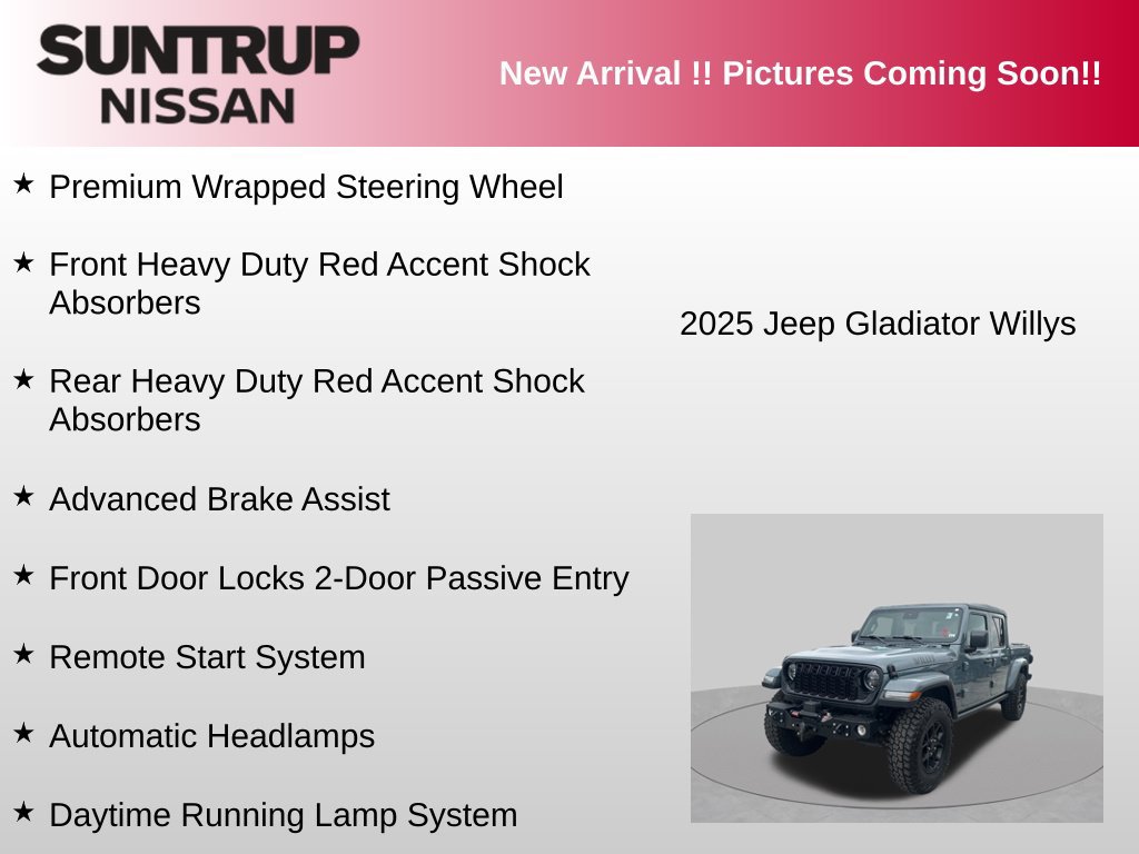 Used 2025 Jeep Gladiator Sport AWD/4WD image 12