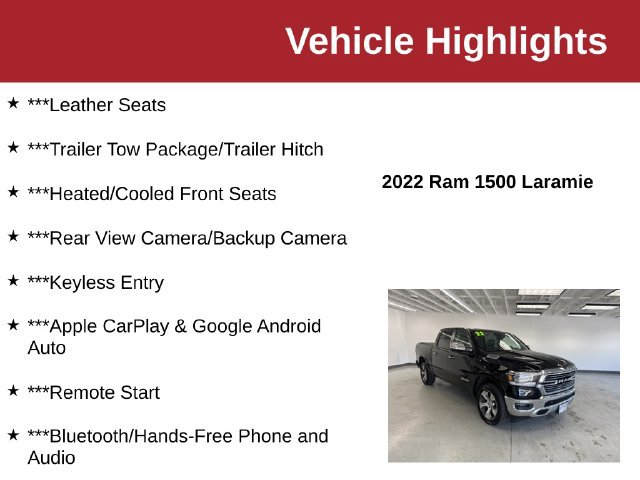 Used 2022 RAM 1500 Laramie AWD/4WD image 10