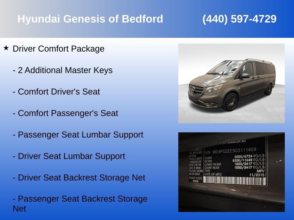 Used 2016 Mercedes-Benz Metris Passenger image 7