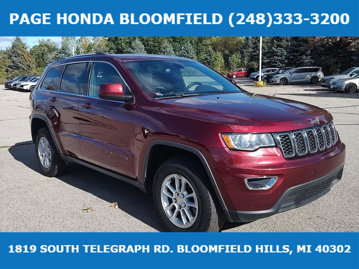 Used 2018 Jeep Grand Cherokee Laredo image 1