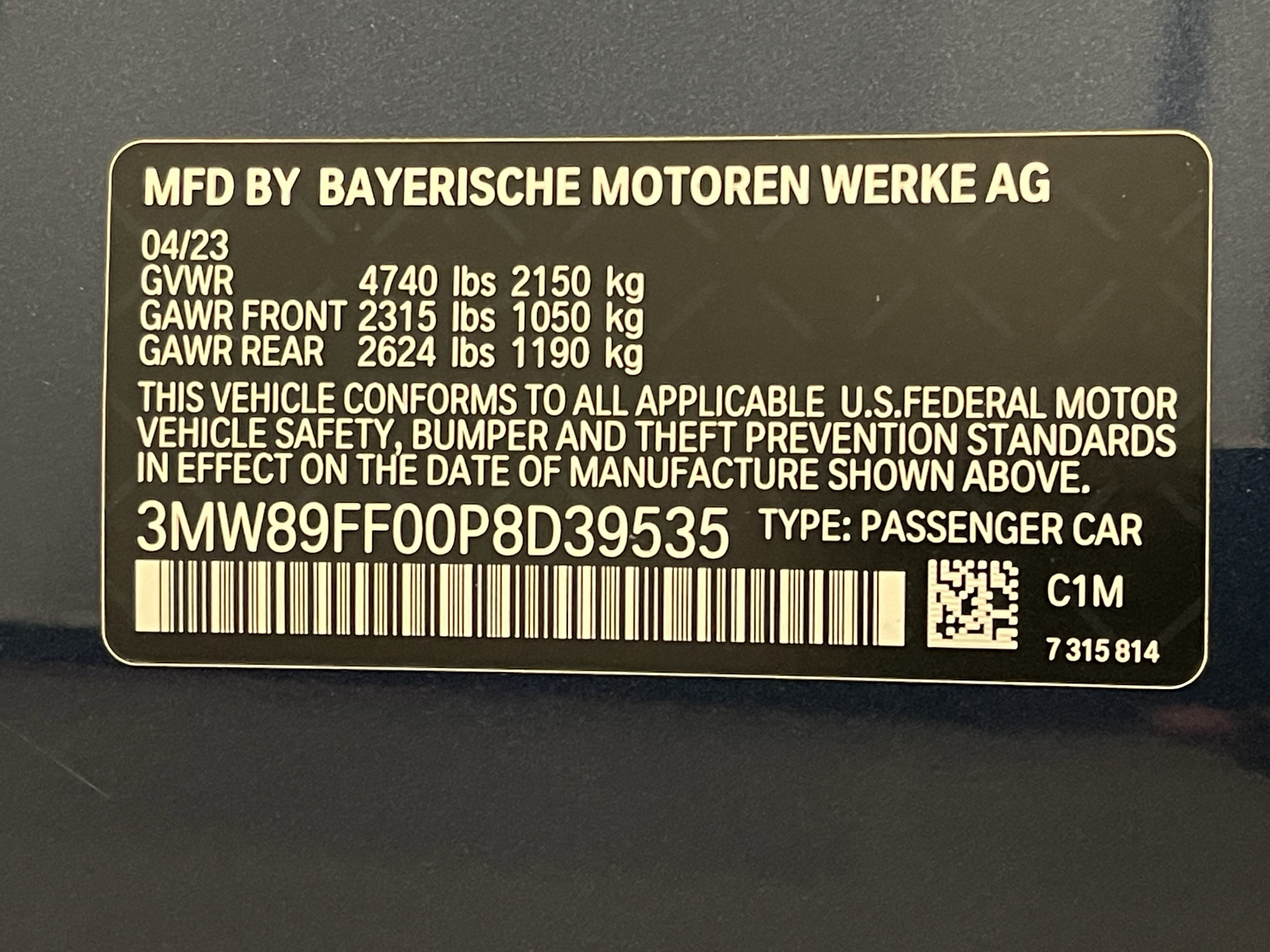 Certified 2023 BMW 330i xDrive Sedan w/ Parking Assistance Package AWD/4WD image 25