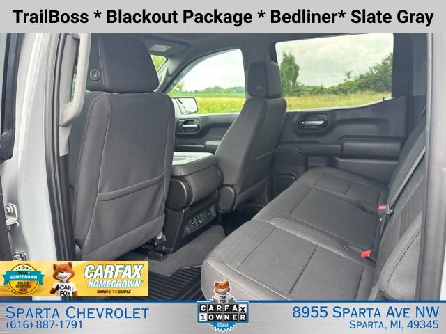 Certified 2024 Chevrolet Silverado 1500 Custom Trail Boss w/ Turbomax Blackout Package AWD/4WD image 34