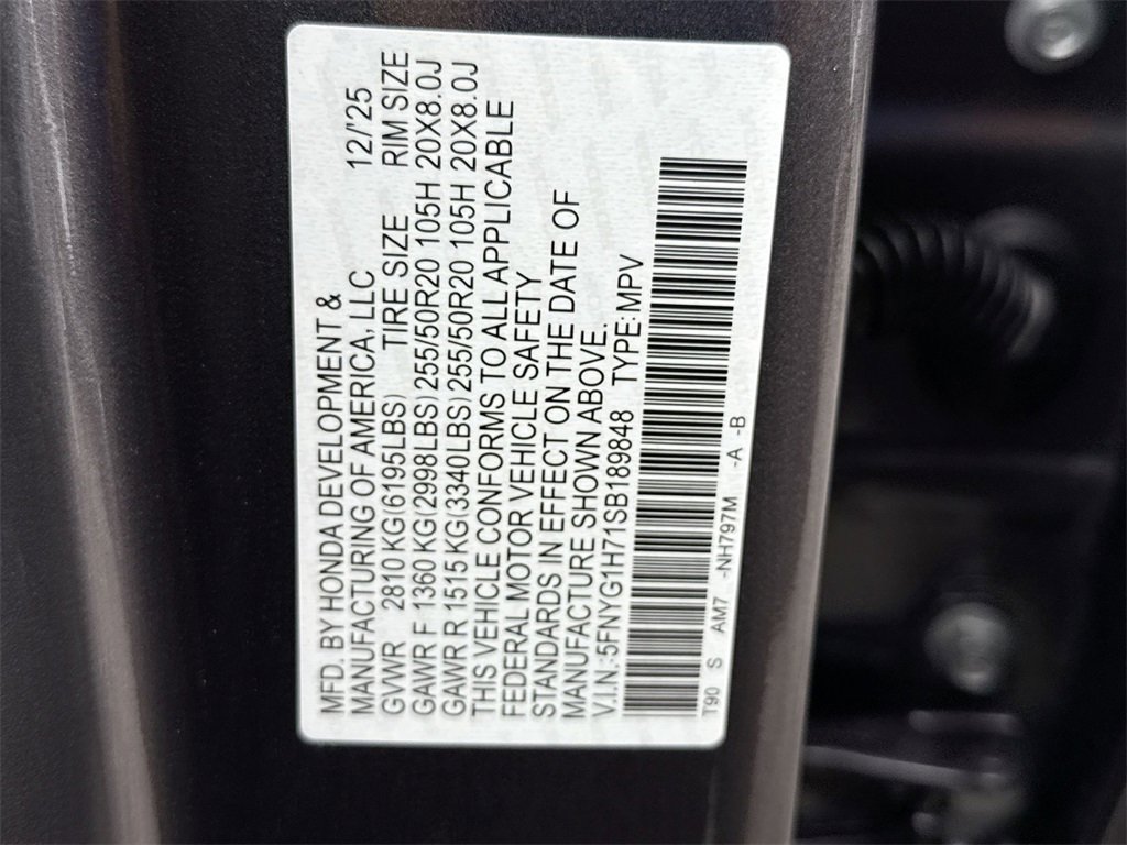 New 2025 Honda Pilot Touring image 26