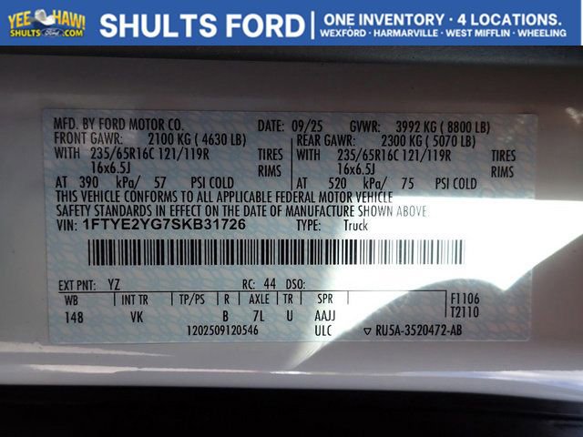 New 2025 Ford Transit 150 Low Roof AWD image 17
