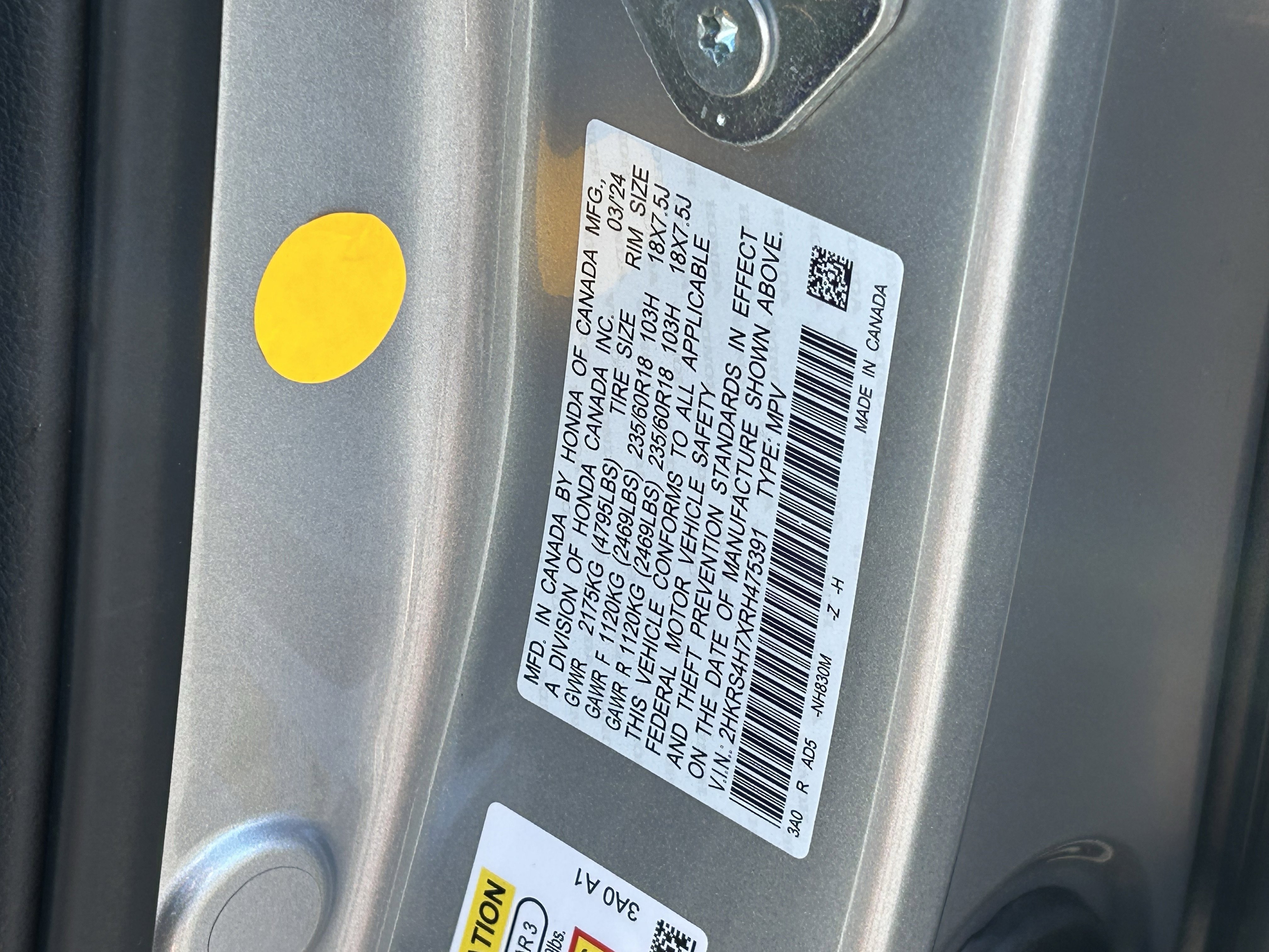 Certified 2024 Honda CR-V EX-L image 31