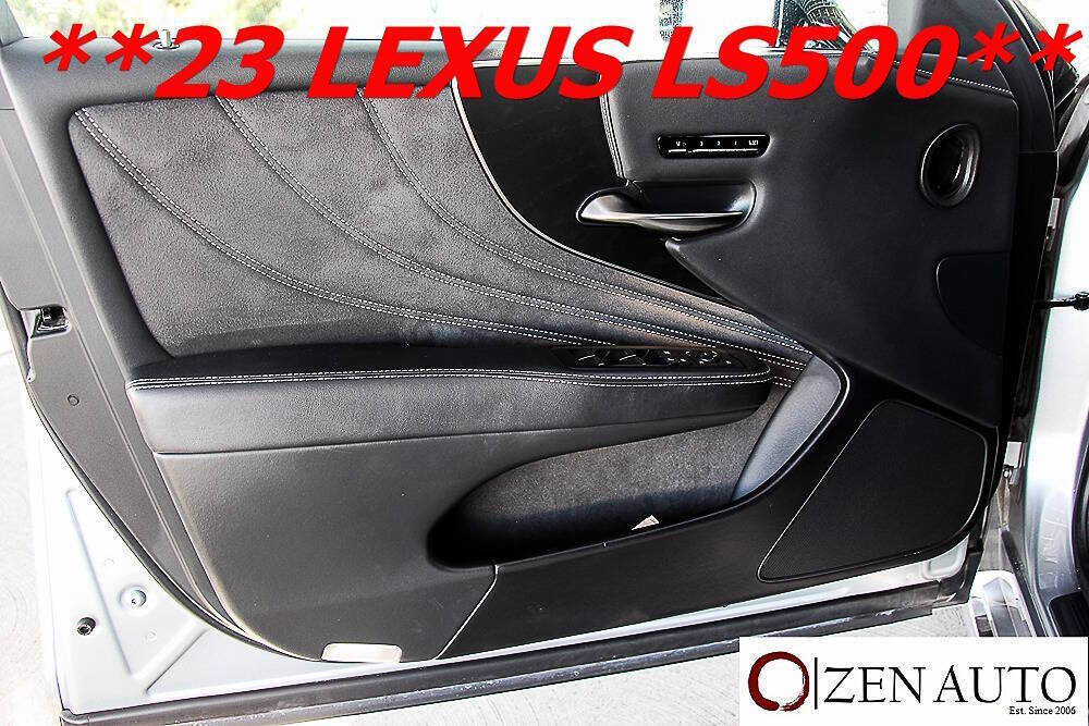Used 2023 Lexus LS 500 w/ Accessory Package (Z1) RWD image 38
