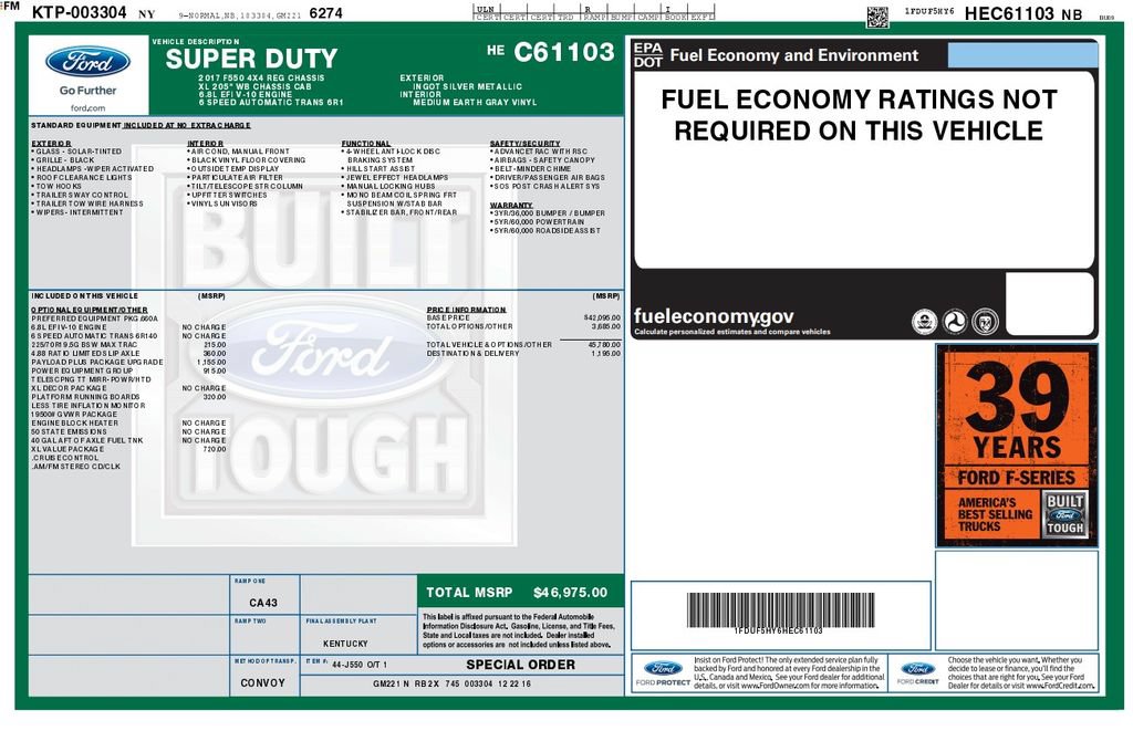 Used 2017 Ford F550 4x4 Regular Cab Super Duty image 5