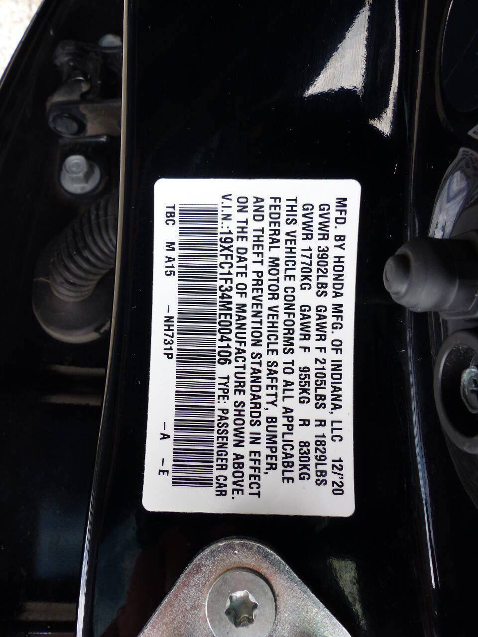 Used 2021 Honda Civic EX image 17