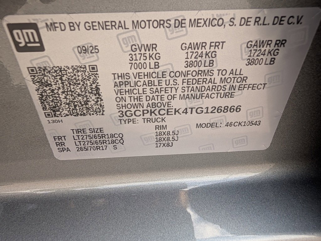 New 2026 Chevrolet Silverado 1500 Custom Trail Boss image 23