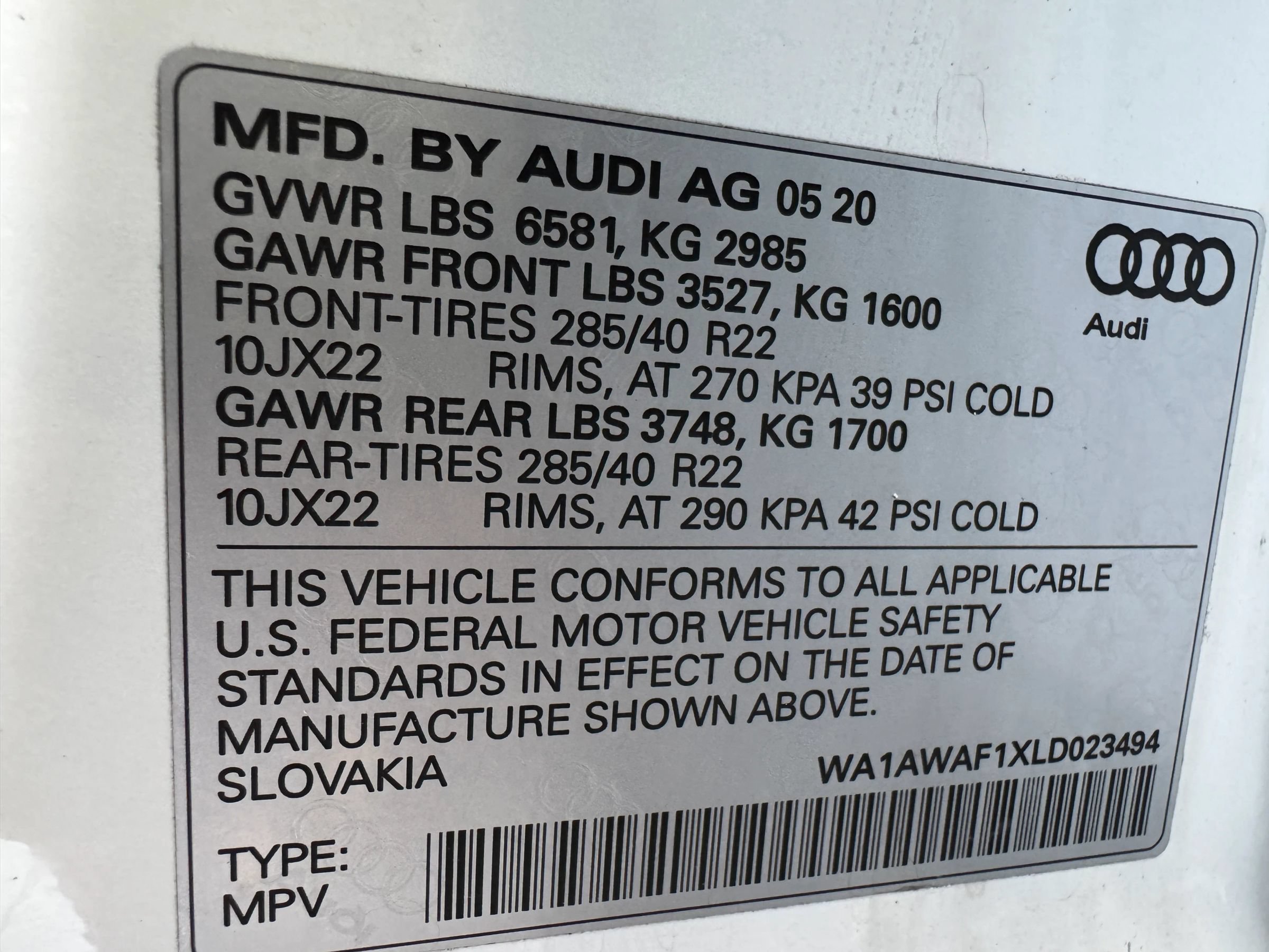 Used 2020 Audi SQ8 Premium Plus AWD/4WD image 32