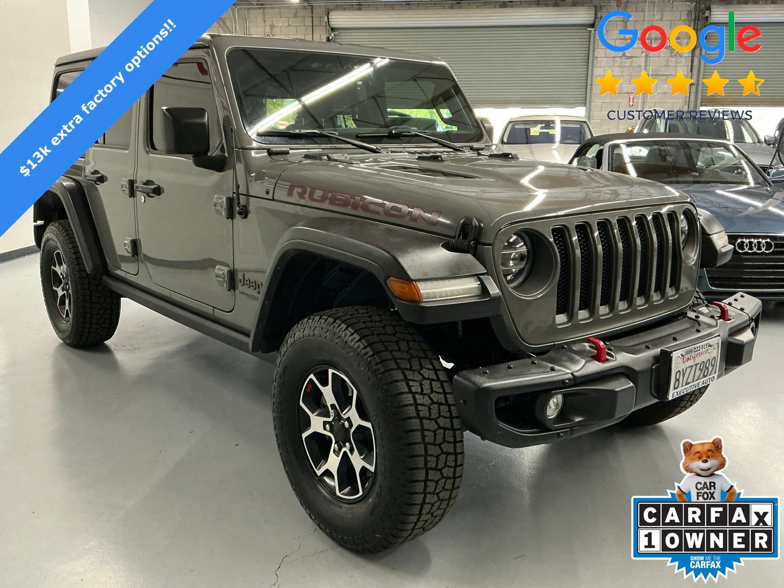 Used 2021 Jeep Wrangler Unlimited Rubicon w/ Steel Bumper Group AWD/4WD image 3