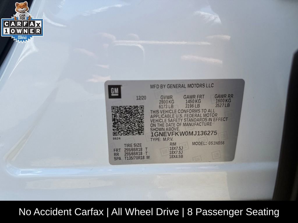 Used 2021 Chevrolet Traverse LS w/ LPO, Floor Liner Package AWD/4WD image 24