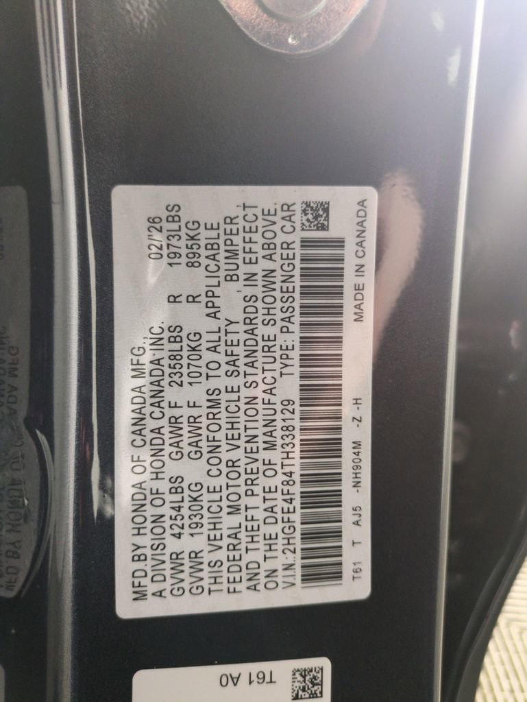 New 2026 Honda Civic Sport Touring image 30