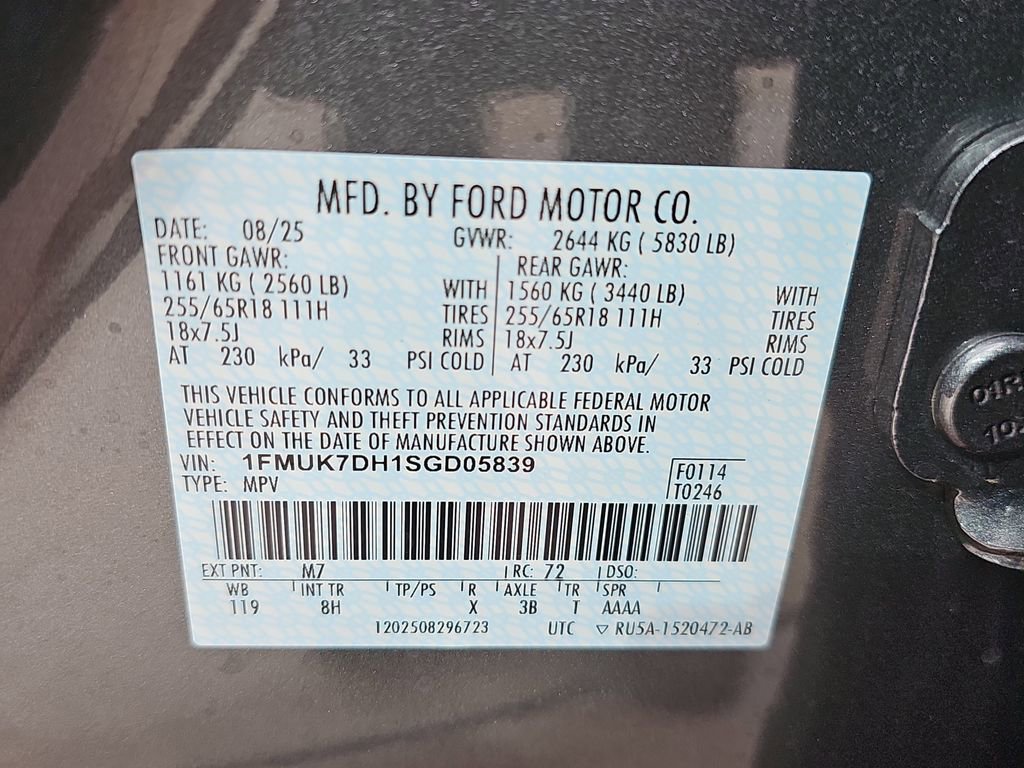 New 2025 Ford Explorer Active image 44