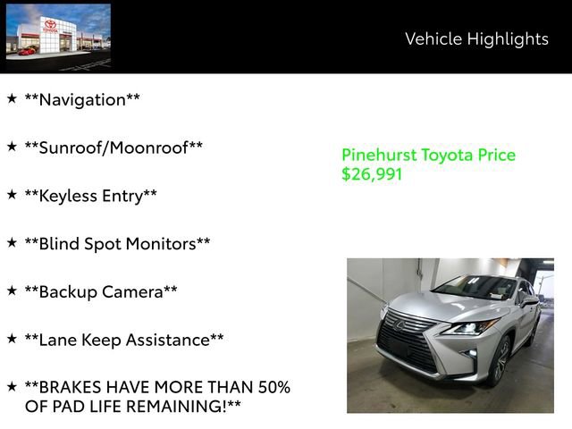Used 2016 Lexus RX 350 FWD w/ Premium Package image 13