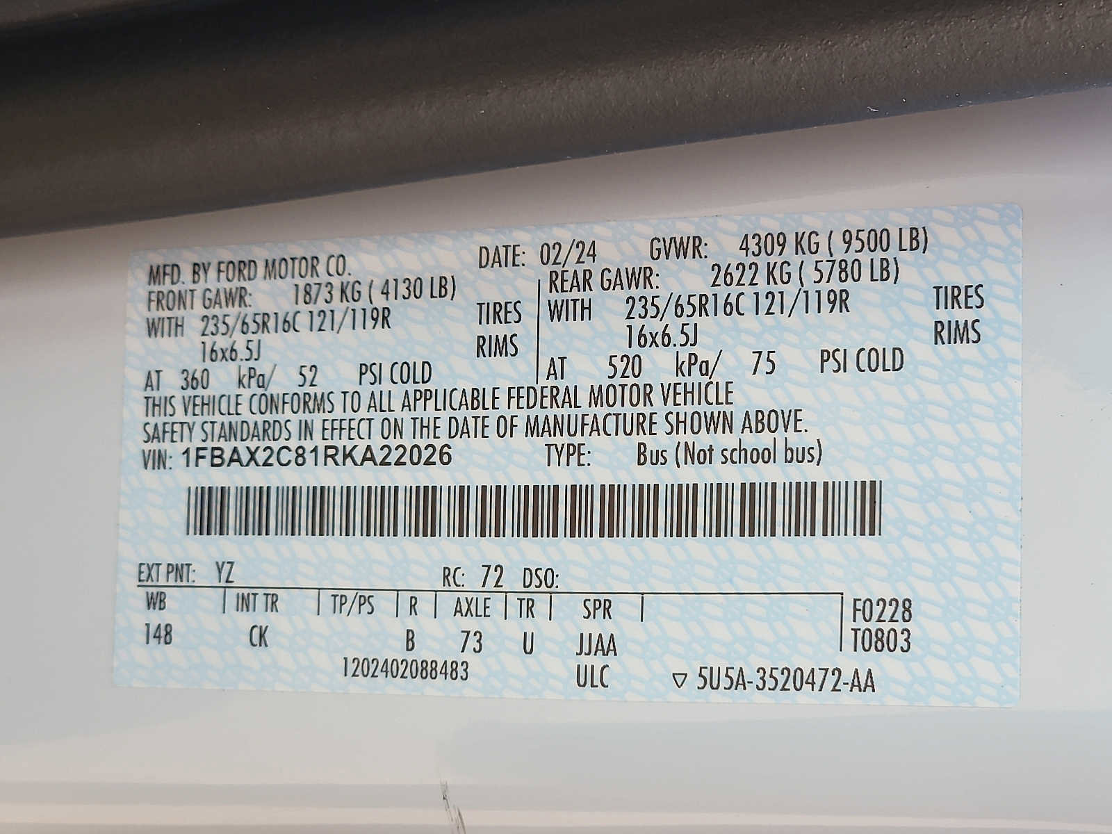 Used 2024 Ford Transit 350 XLT image 26