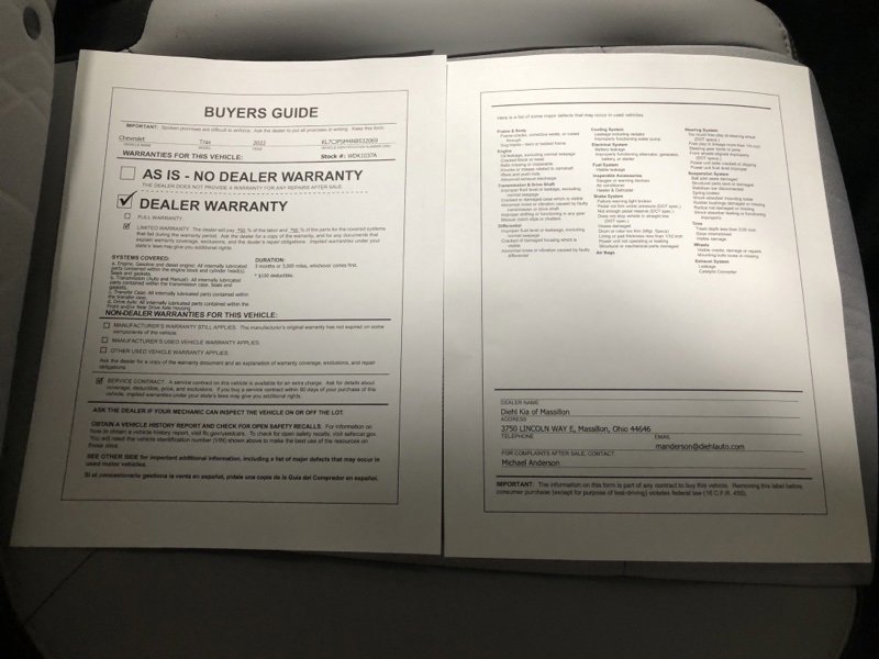 Used 2022 Chevrolet Trax LT w/ LT Convenience Package image 31