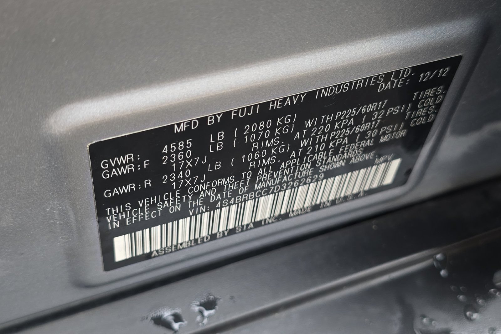 Used 2013 Subaru Outback 2.5i Premium AWD/4WD image 30