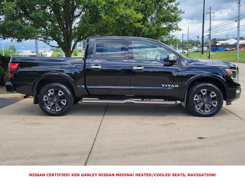Certified 2023 Nissan Titan Platinum Reserve w/ Off Road Protection Package AWD/4WD image 2