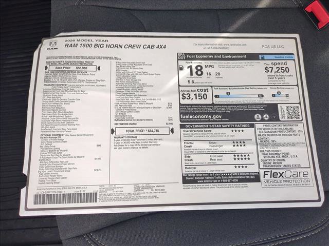 New 2026 RAM 1500 Big Horn image 18