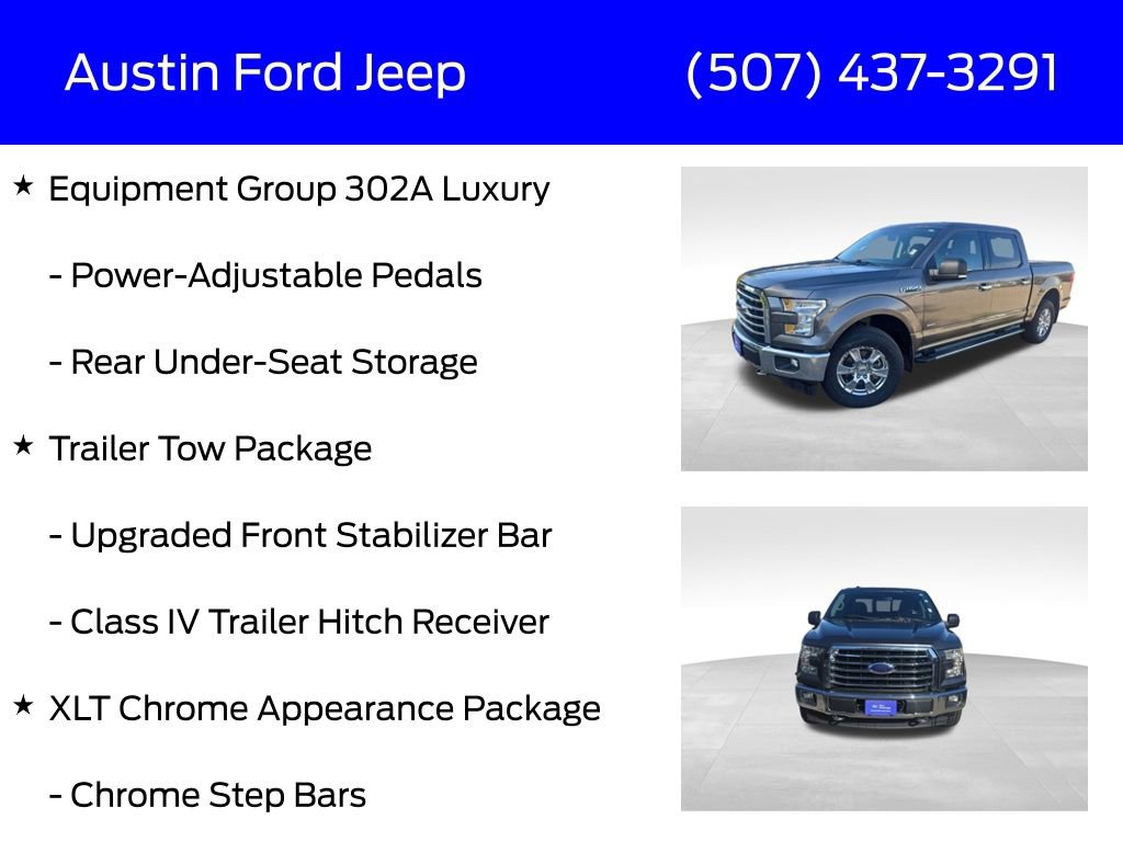 Certified 2017 Ford F150 XLT w/ Equipment Group 302A Luxury image 29