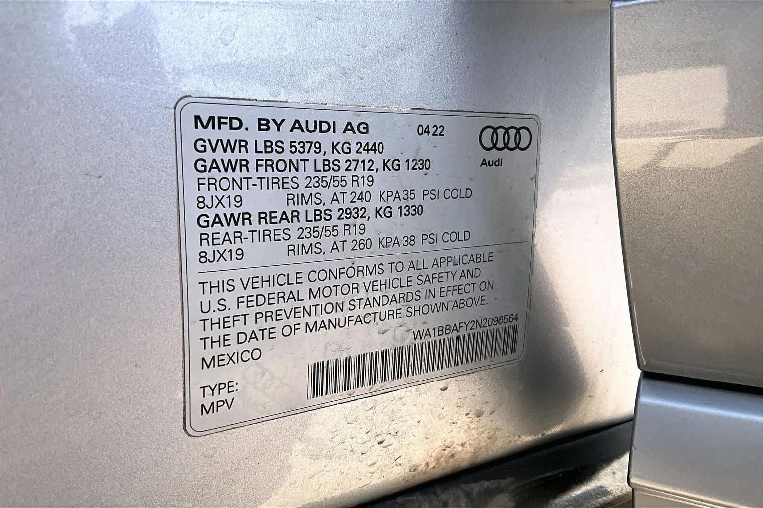 Used 2022 Audi Q5 2.0T Premium Plus w/ Premium Plus Package AWD/4WD image 34