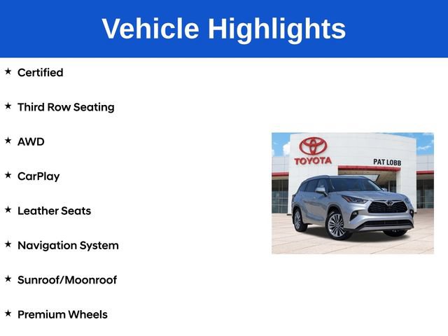 Certified 2025 Toyota Highlander Platinum AWD/4WD image 5