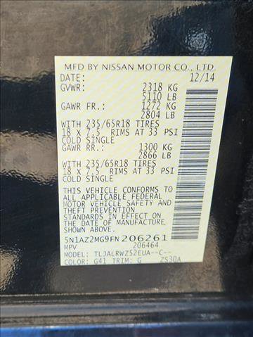 Used 2015 Nissan Murano SL w/ SL Technology Package image 23