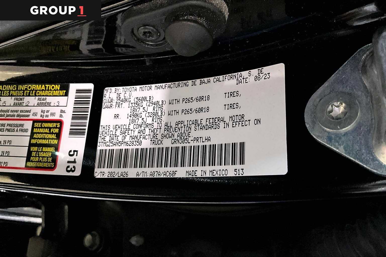 Used 2023 Toyota Tacoma Limited w/ Nightshade Package image 37