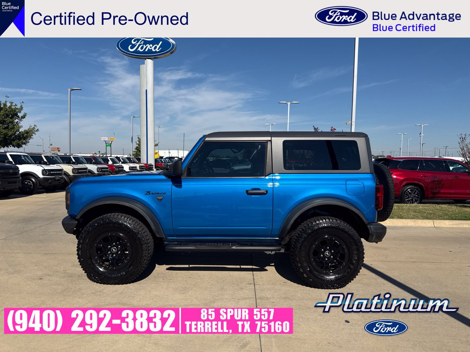 Used 2022 Ford Bronco Black Diamond w/ Sasquatch Package AWD/4WD image 2