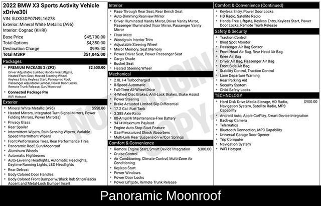 Used 2022 BMW X3 xDrive30i image 7