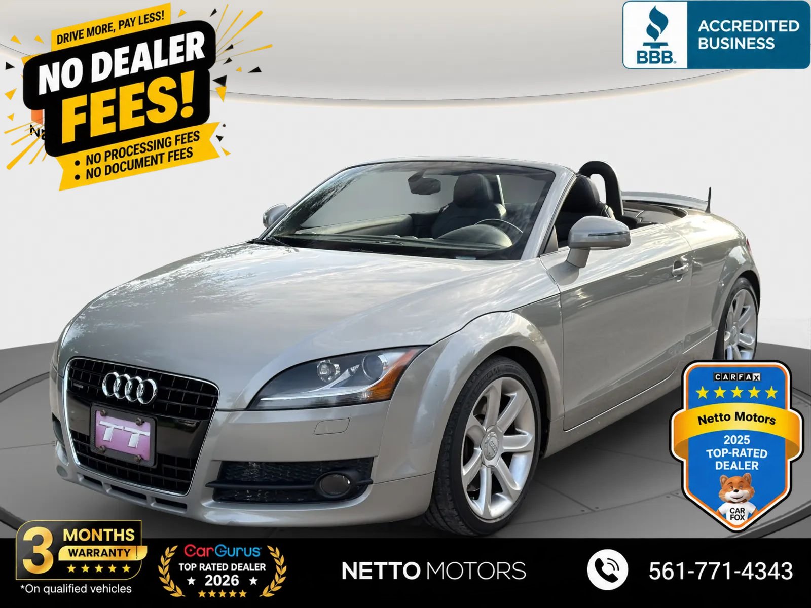 Used 2008 Audi TT 3.2 AWD/4WD image 1