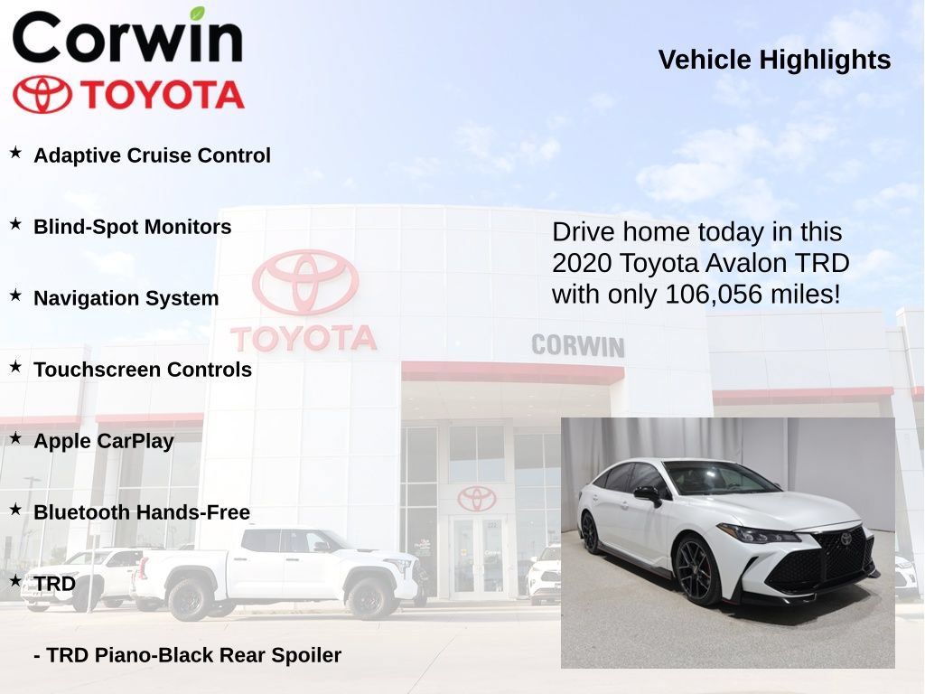 Used 2020 Toyota Avalon TRD FWD image 6