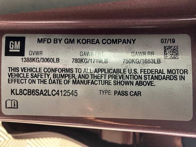 Certified 2020 Chevrolet Spark LS image 31