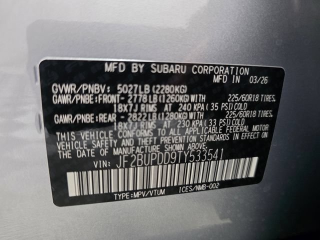 New 2026 Subaru Outback Limited AWD/4WD image 39