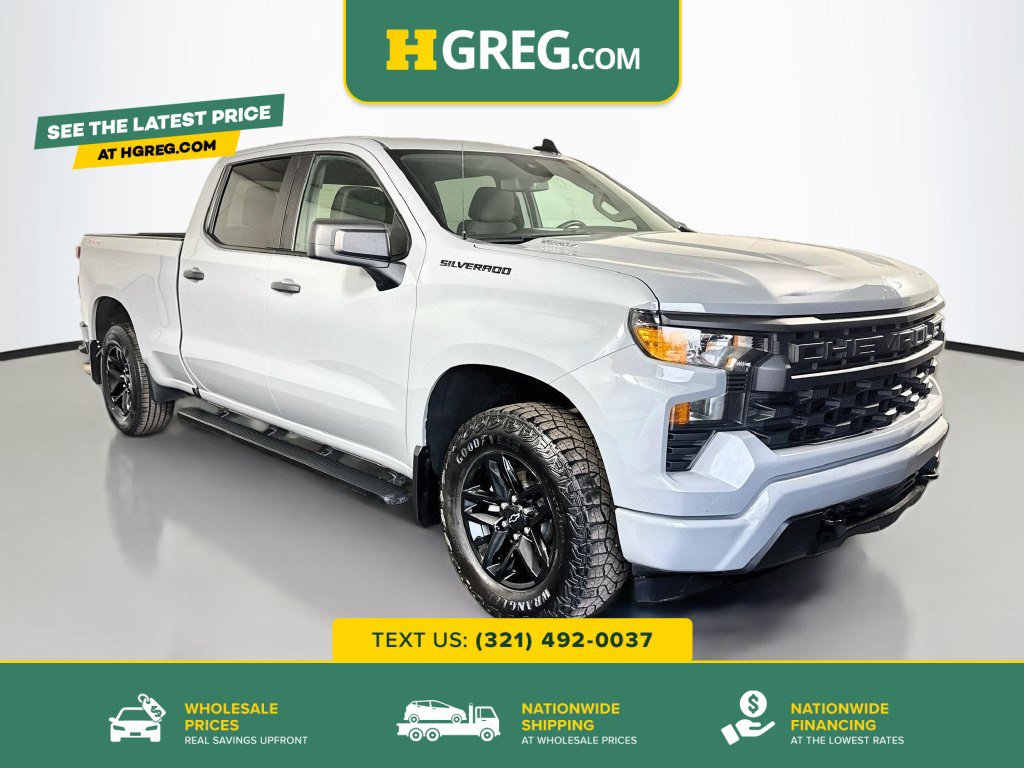 Used 2024 Chevrolet Silverado 1500 Custom w/ LPO, Dark Essentials Package AWD/4WD image 1