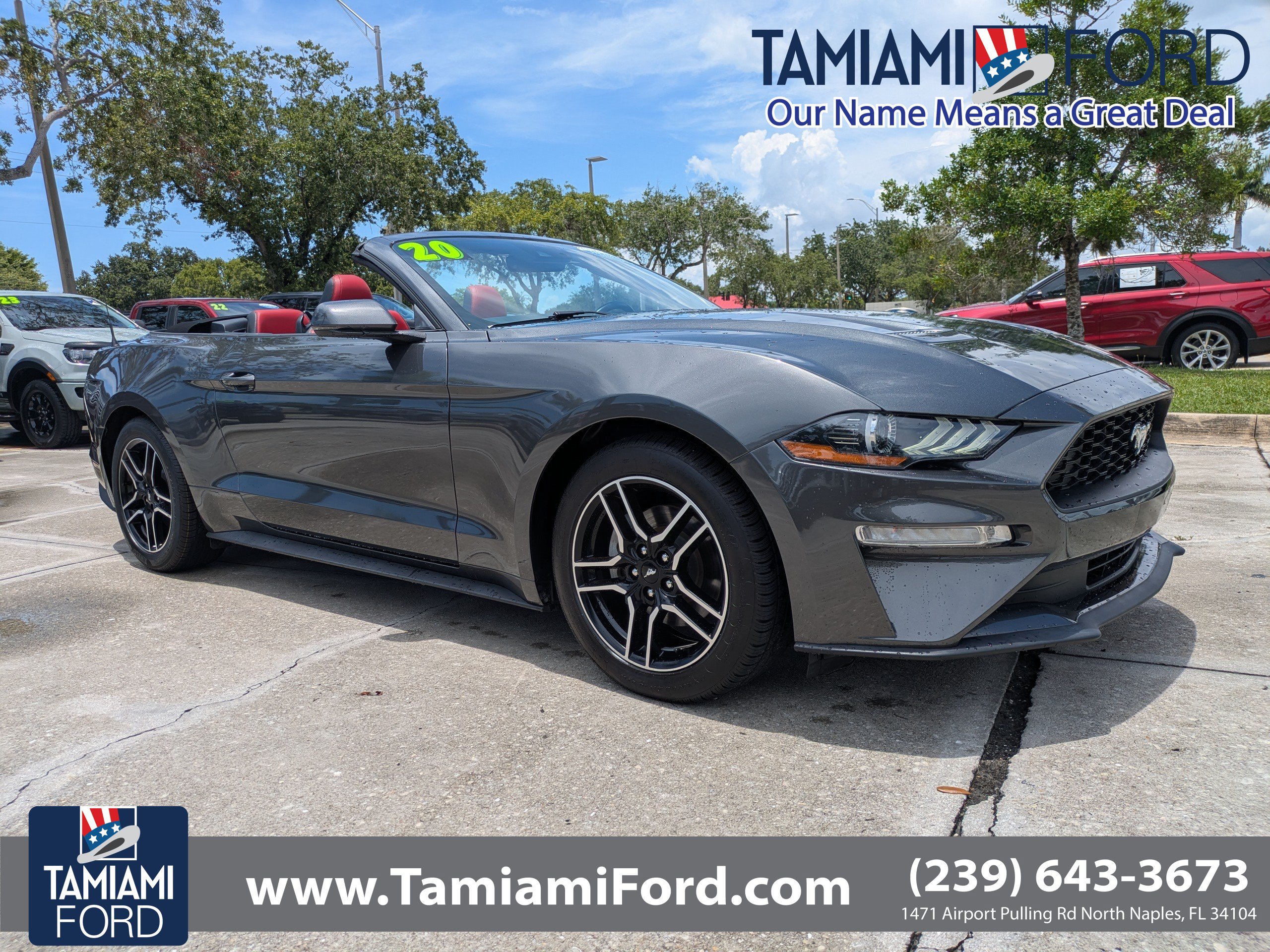 Certified 2020 Ford Mustang Premium w/ Equipment Group 201A RWD image 1