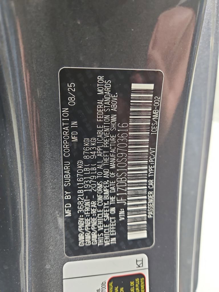 New 2025 Subaru BRZ tS image 27