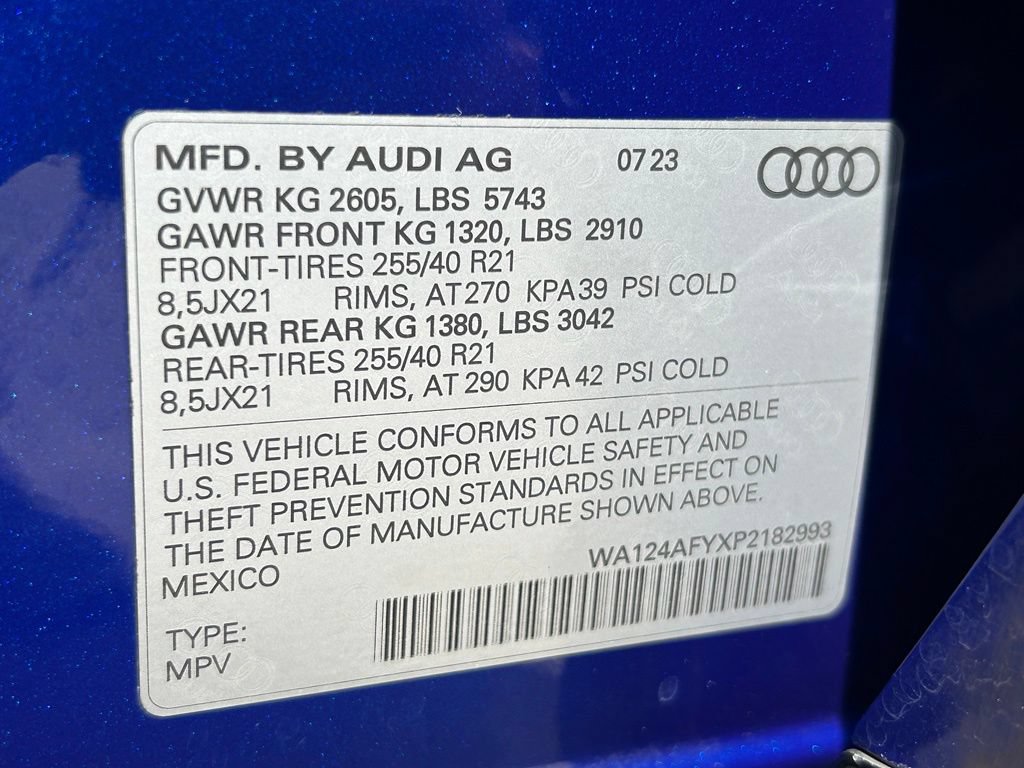 Used 2023 Audi SQ5 Premium Plus w/ Premium Plus Package AWD/4WD image 52