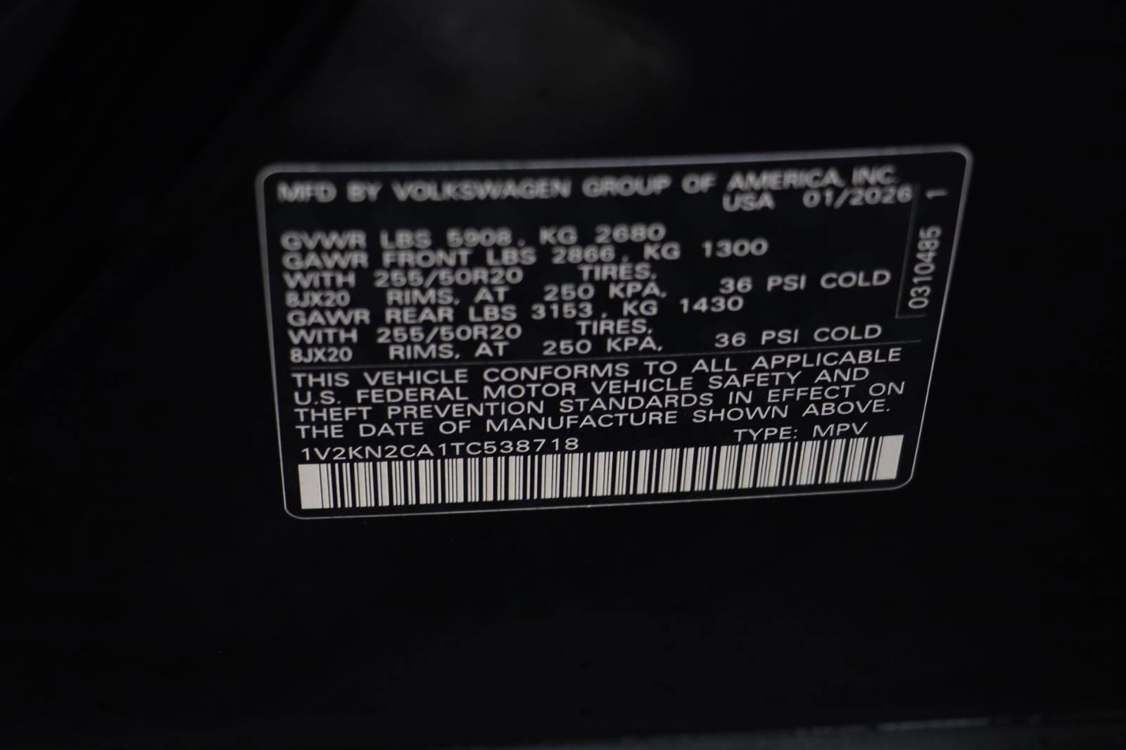 New 2026 Volkswagen Atlas SE image 21