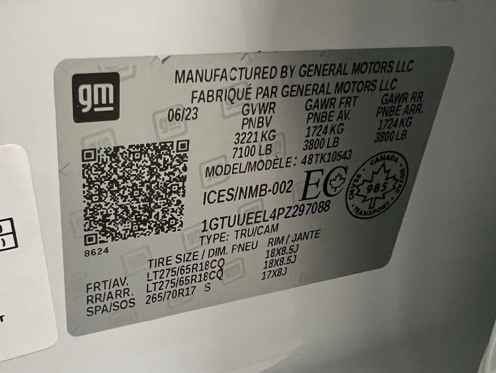 Used 2023 GMC Sierra 1500 AT4 w/ Technology Package image 68