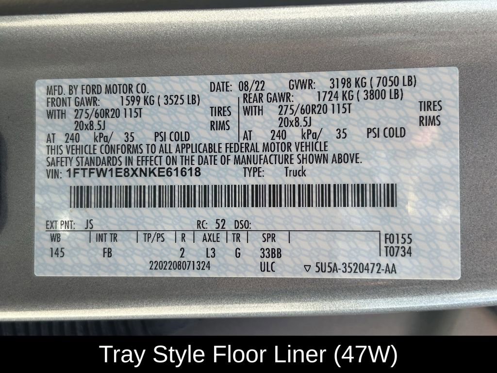 Used 2022 Ford F150 XLT w/ Equipment Group 302A High image 38