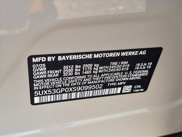 Certified 2025 BMW X3 xDrive30i w/ Premium Package AWD/4WD image 15