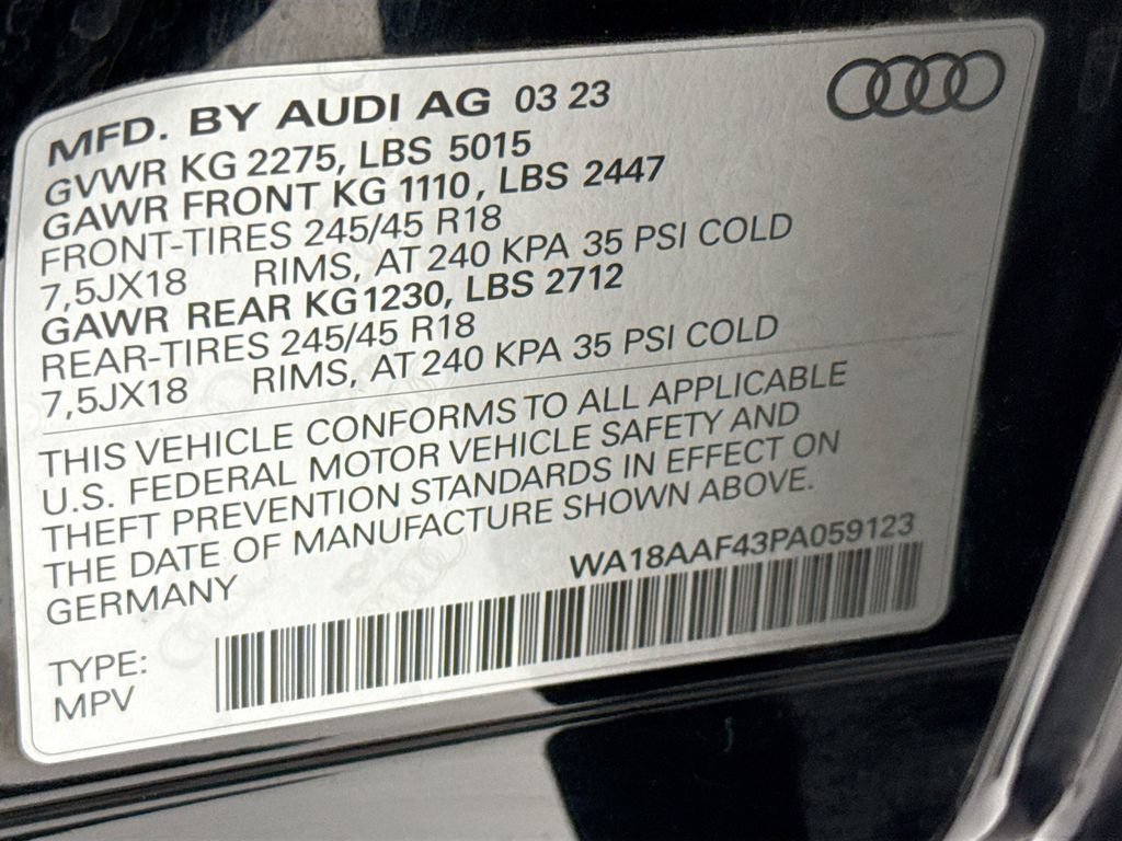 Certified 2023 Audi A4 2.0T allroad Premium Plus w/ Premium Plus Package AWD/4WD image 34
