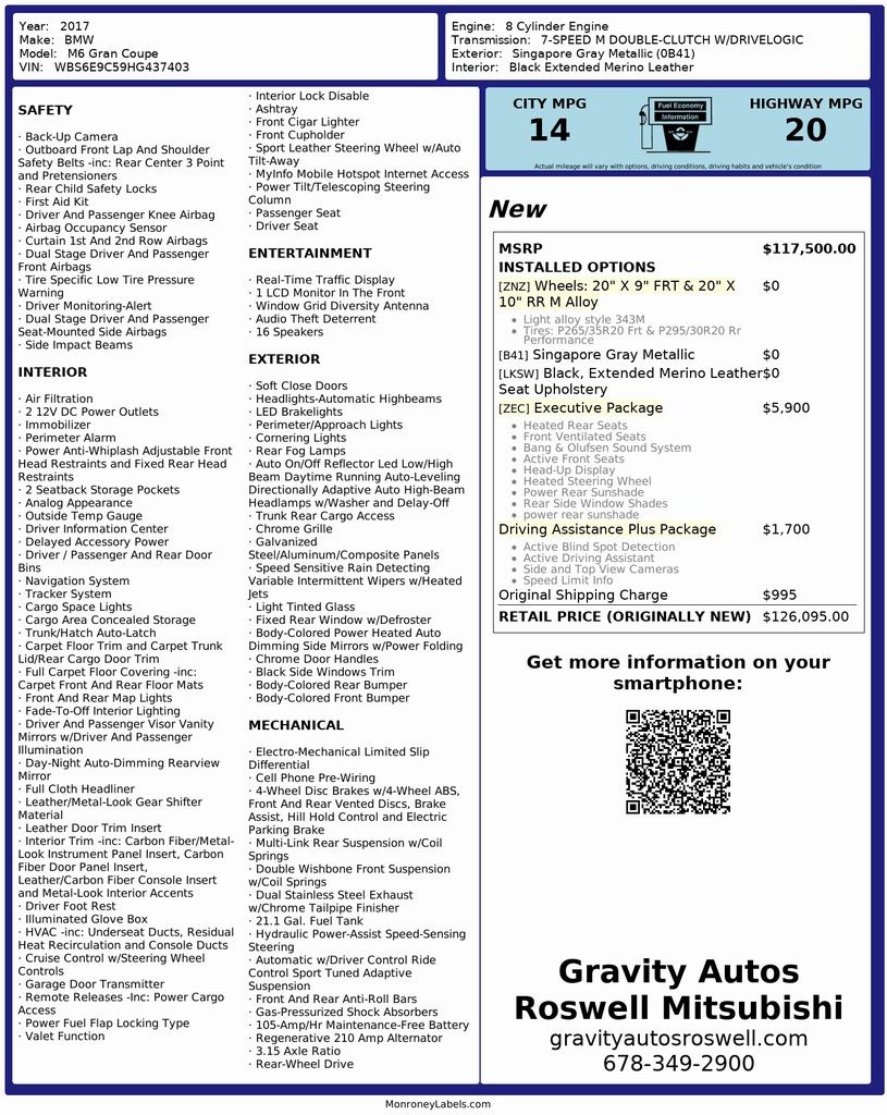 Used 2017 BMW M6 Gran Coupe image 3