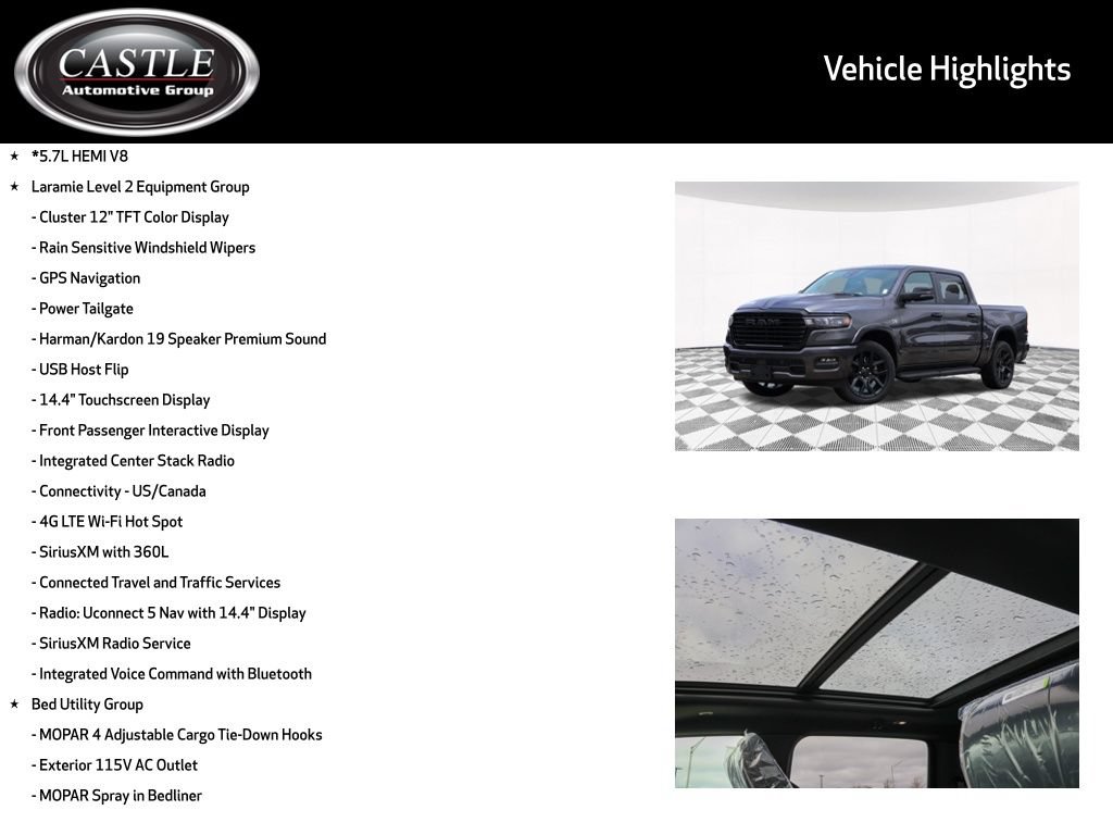 New 2026 RAM 1500 Laramie w/ Night Edition AWD/4WD image 3