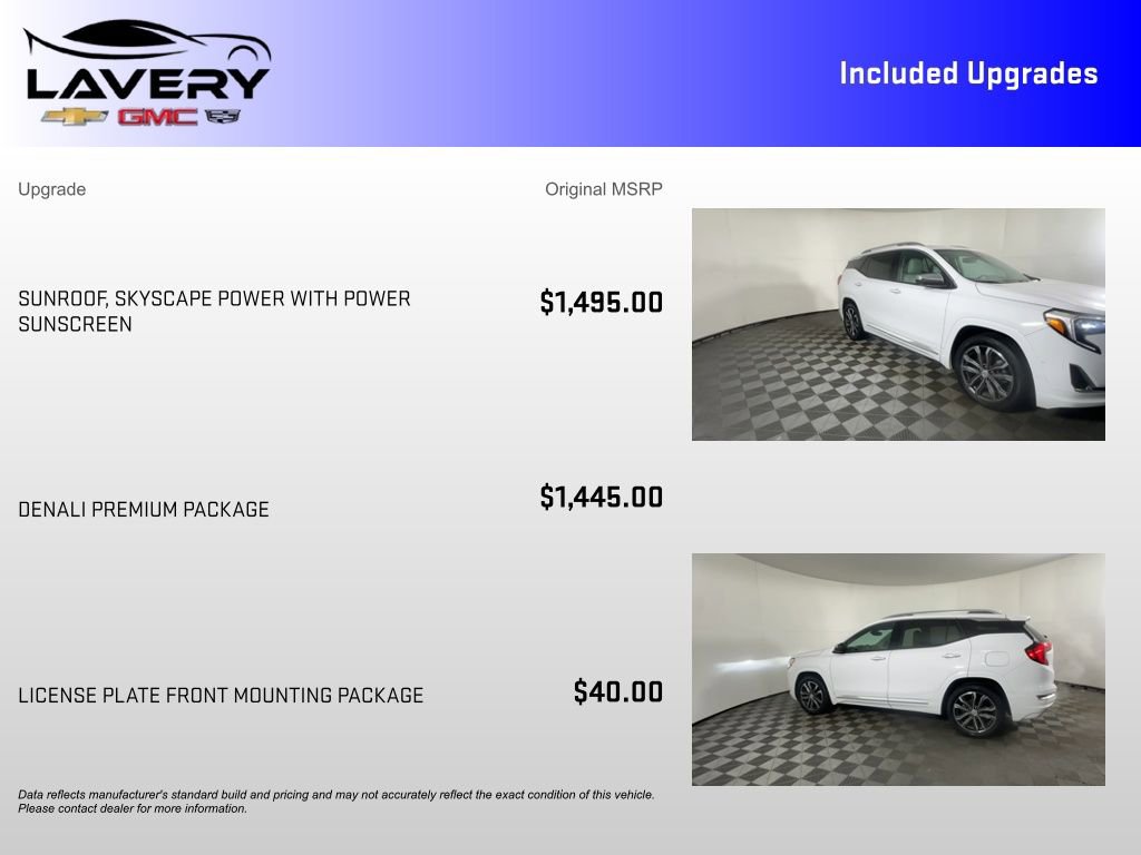 Certified 2020 GMC Terrain Denali w/ Denali Premium Package image 7